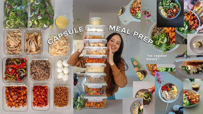 “Capsule Meal Prep” method for easy meals all week (no repeats!)