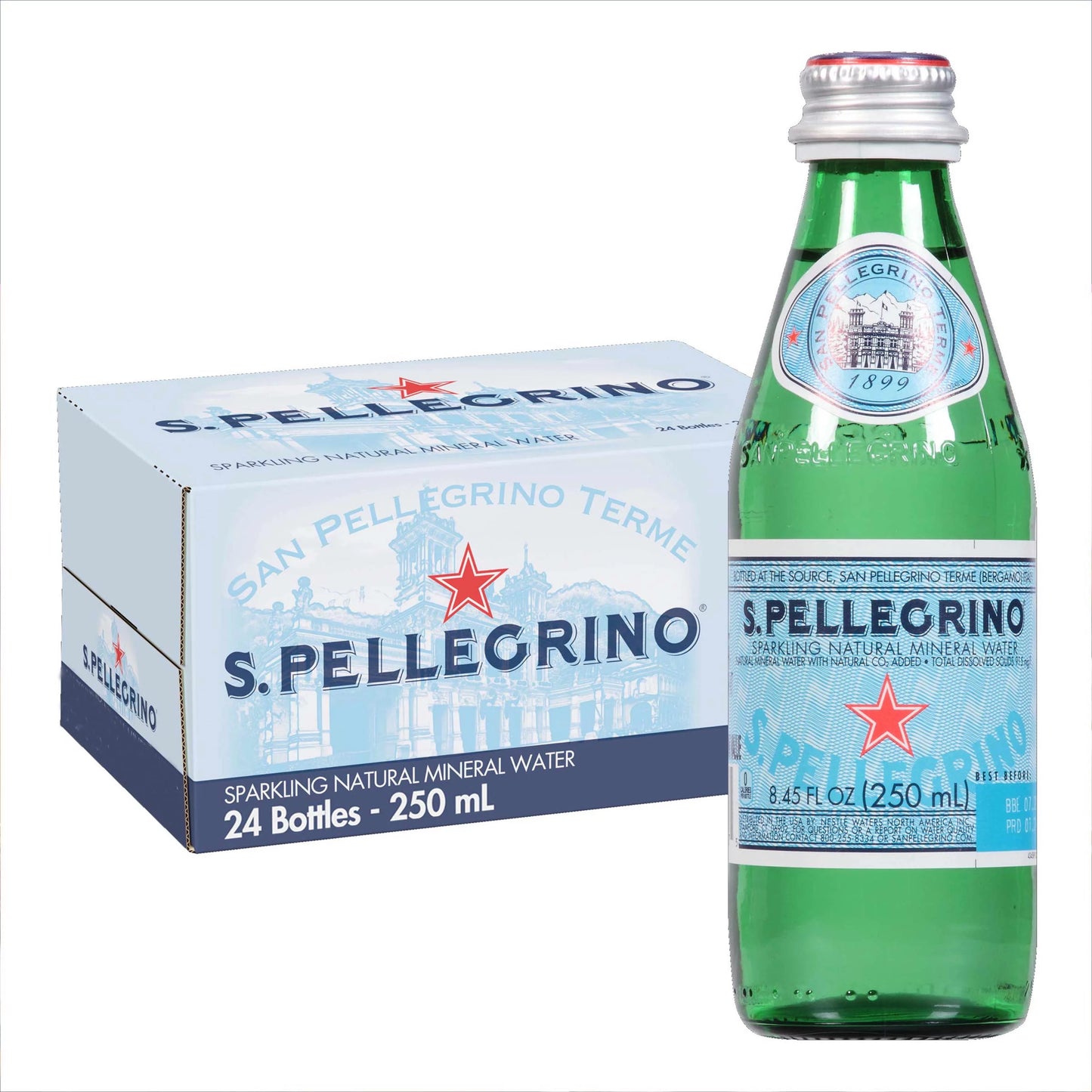 San Pellegrino - Sparkling Natural Mineral Water - 24/250 Ml