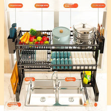 Load image into Gallery viewer, Adjustable Kitchen Dish Rack
