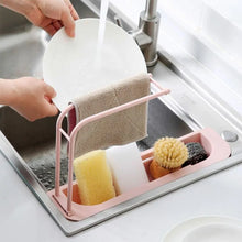 Load image into Gallery viewer, Telescopic Sink Shelf Kitchen Organizer
