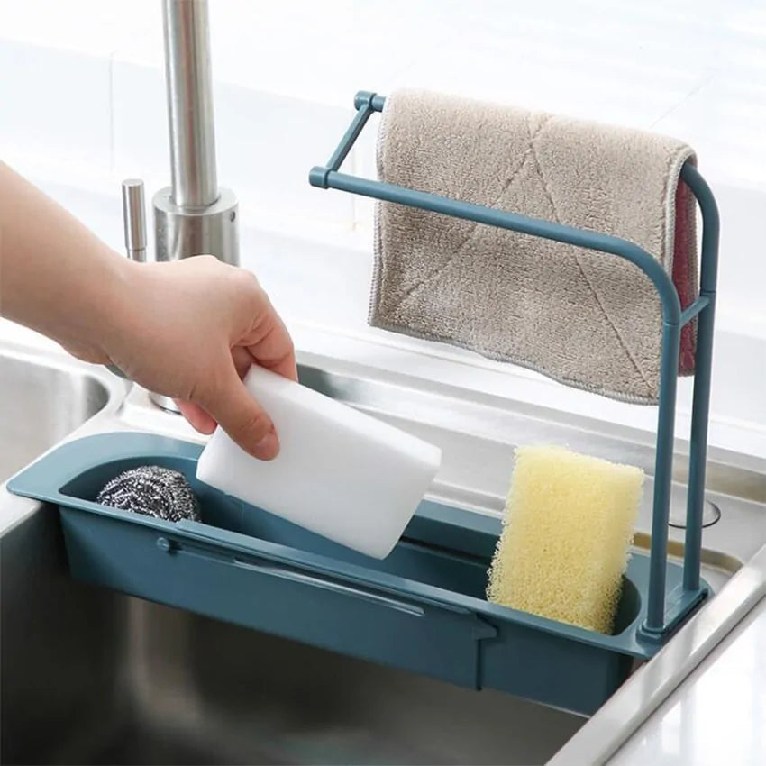 Telescopic Sink Shelf Kitchen Organizer