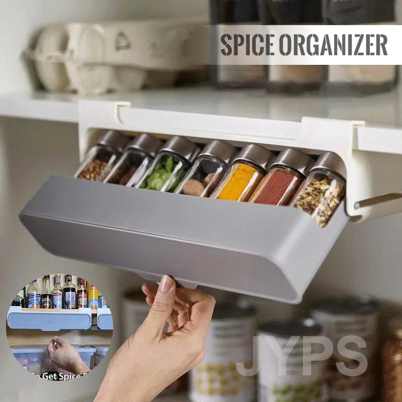 Self-Adhesive Spice Organizer Rack